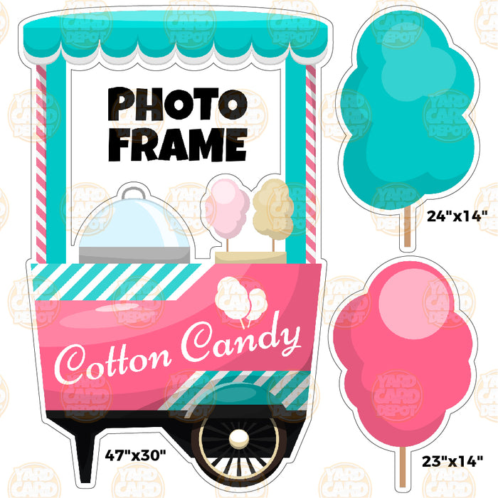 HALF SHEET Cotton Candy Photo Frame