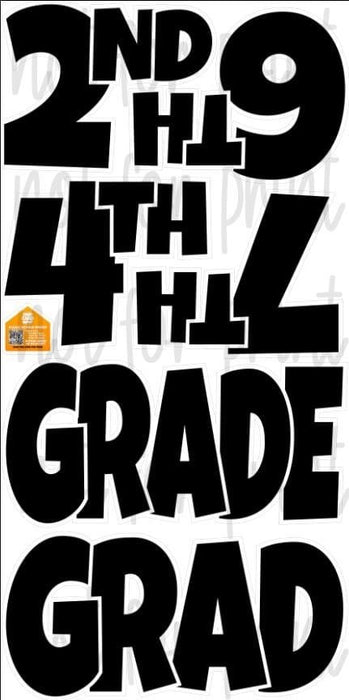 Black Grade / Grad Set 2 - “EZ Set” 23in Lucky Guy