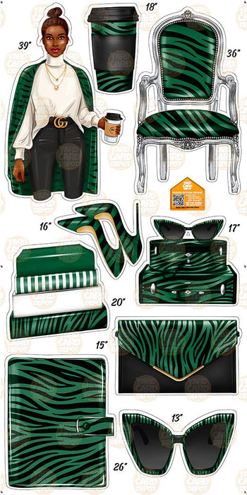 Zebra Boss - Dark Green