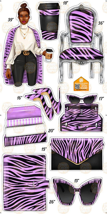 Zebra Boss - Light Purple