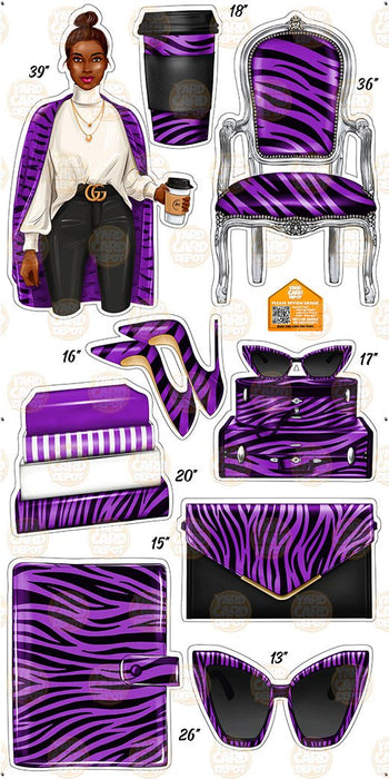 Zebra Boss - Purple