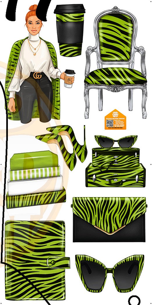 Zebra Boss - AKA Apple Green — Yard Card Depot LLC