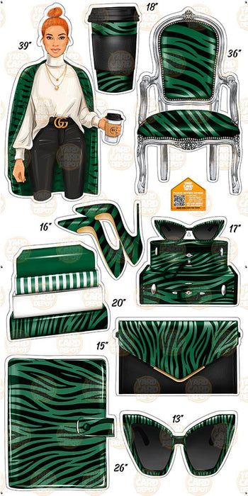 Zebra Boss - Dark Green