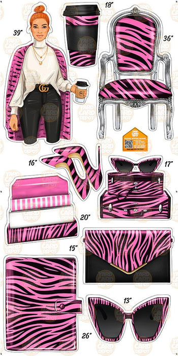 Zebra Boss - Hot Pink