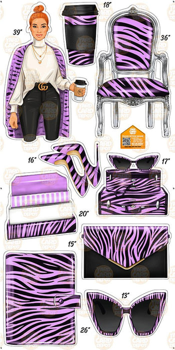 Zebra Boss - Light Purple