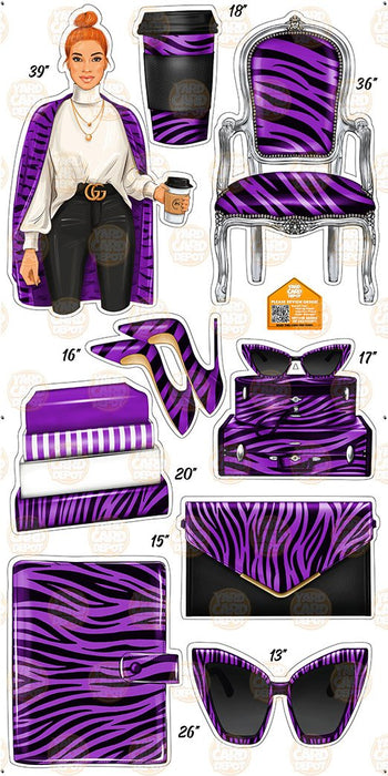 Zebra Boss - Purple