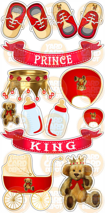 Prince Royal Baby Boy- Red